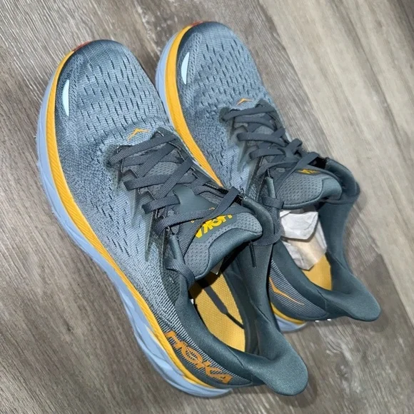 Hoka Clifton 8 'Goblin Blue Mountain Spring' size 10